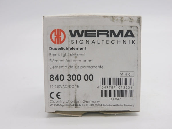 WERMA SIGNALTECHNIK 84030000 12-240VAC/DC (NO BULB) NSMP