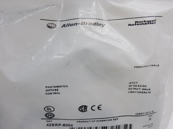 ALLEN BRADLEY 42SRP-6004 SER. B 20-132VAC/DC NSMP