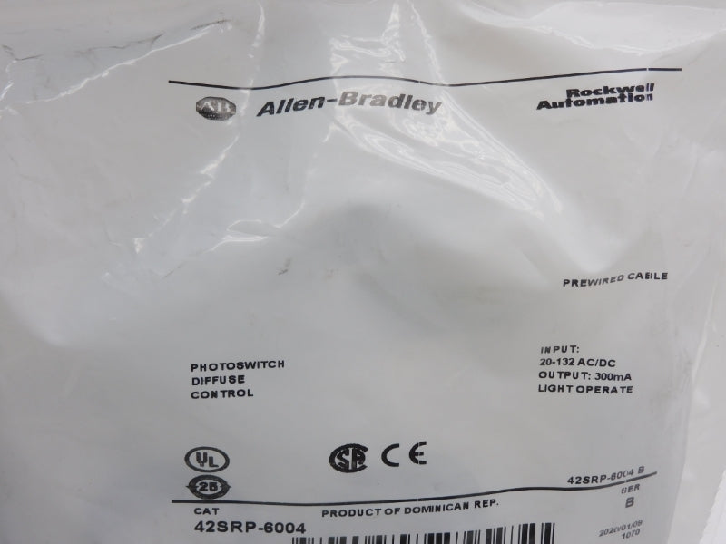 ALLEN BRADLEY 42SRP-6004 SER. B 20-132VAC/DC NSMP