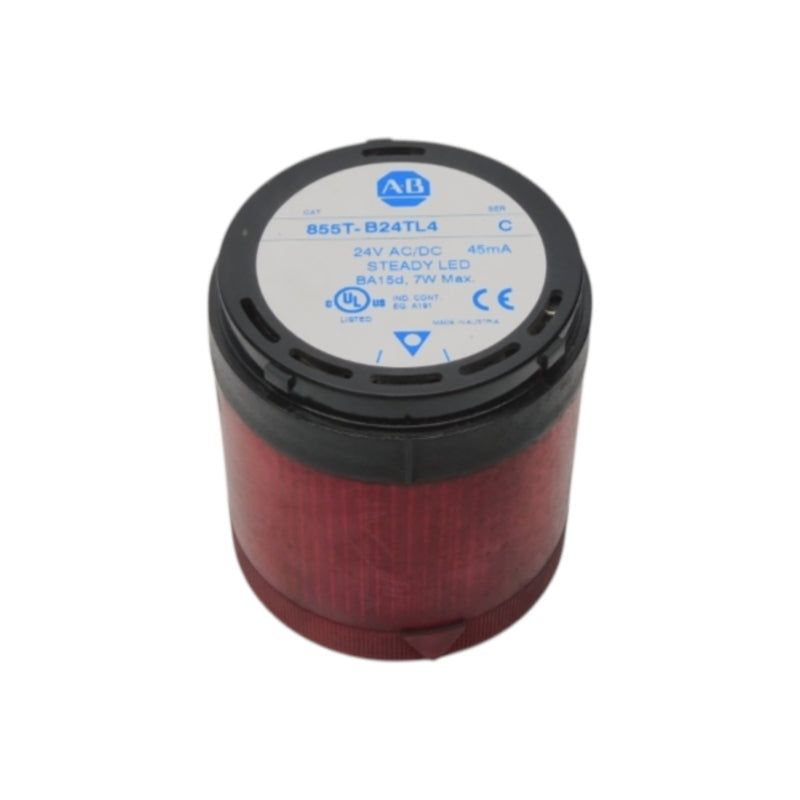 ALLEN BRADLEY 855T-B24TL4 SER. C 24VAC/DC (NO BULB) UNMP