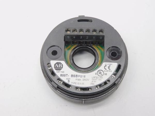 ALLEN BRADLEY 855T-BSBPG16 SER. B 250V UNMP