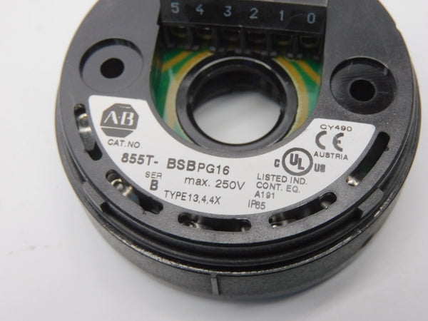 ALLEN BRADLEY 855T-BSBPG16 SER. B 250V UNMP