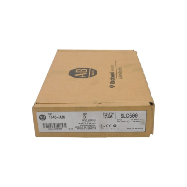 ALLEN BRADLEY 1746-IA16 SER. D 85-132VAC DATE: 2010 NSFS