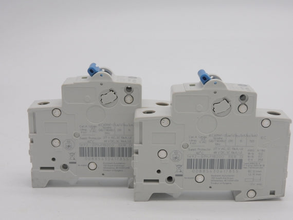 ALLEN BRADLEY 1492-SPM1B200 SER. D 277VAC 20A (PKG OF 2) (WH) NSMP
