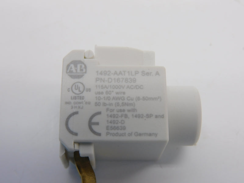ALLEN BRADLEY 1492-AAT1LP SER. A 1000V 115A NSNP