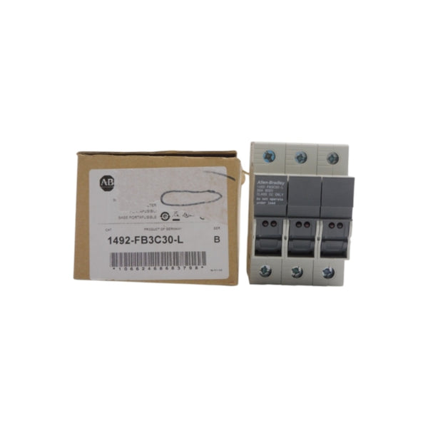 ALLEN BRADLEY 1492-FB3C30-L SER. B 600V 30A (PKG OF 4) (BR/WH) NSMP