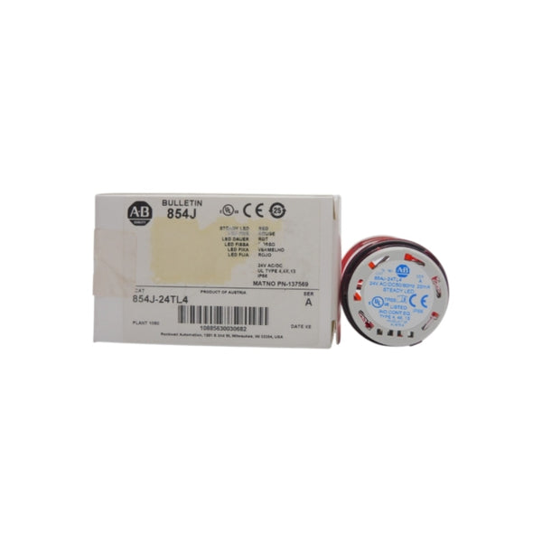 ALLEN BRADLEY 854J-24TL4 SER. A 24V (WH) NSMP