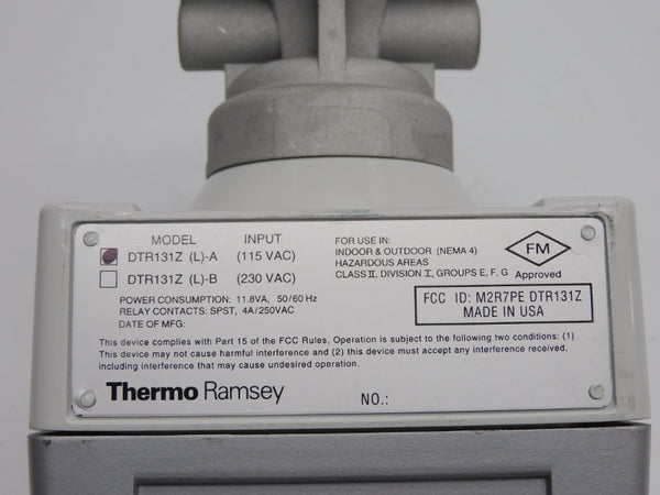 THERMO RAMSEY DTR131Z(L)-A 115VAC 4A NSNP