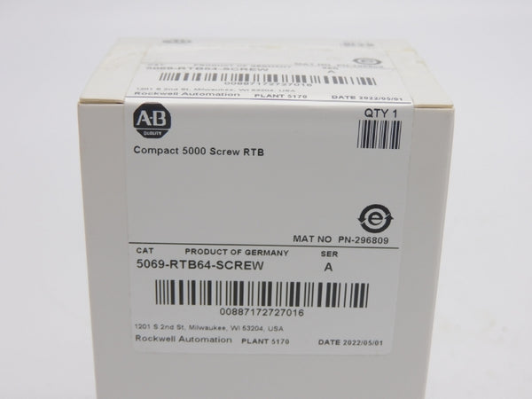 ALLEN BRADLEY 5069-RTB64-SCREW SER. A DATE: 2022 (WH) NSFS
