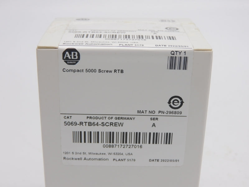 ALLEN BRADLEY 5069-RTB64-SCREW SER. A DATE: 2022 (WH) NSFS