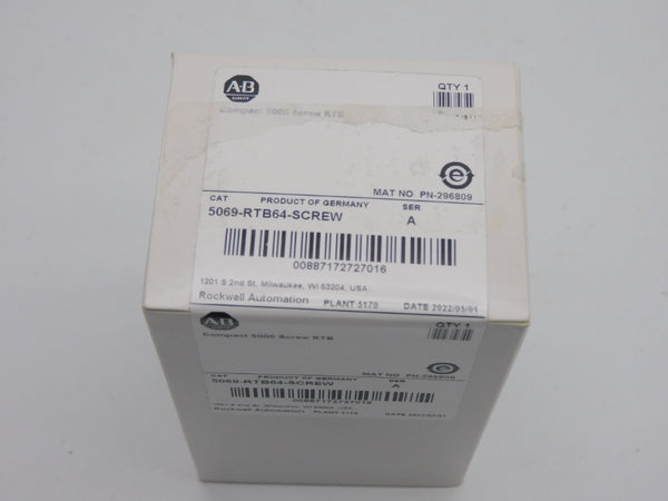 ALLEN BRADLEY 5069-RTB64-SCREW SER. A DATE: 2022 (WH) NSFS