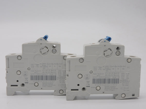 ALLEN BRADLEY 1492-SPM1B060 SER. D 277VAC 6A (PKG OF 2)(WH) NSMP