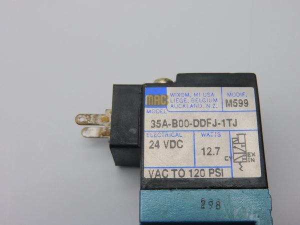MAC 35A-B00-DDFJ-1TJ 24VD 120PSI UNMP