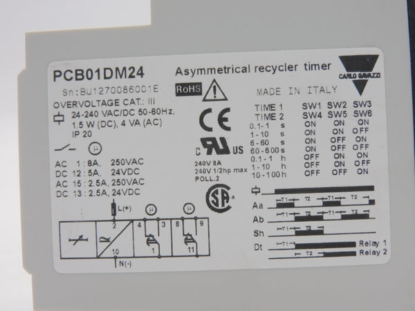 CARLO GAVAZZI PCB01DM24 24-240VAC/DC 8A NSMP