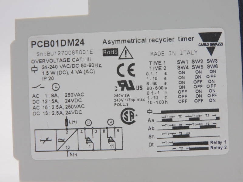 CARLO GAVAZZI PCB01DM24 24-240VAC/DC 8A NSMP