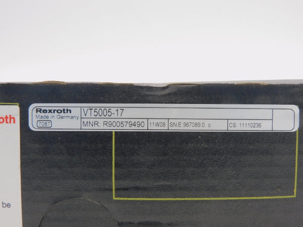 REXROTH R900579490 VT5005-17 NSFS