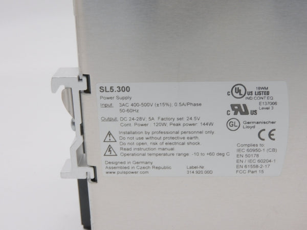 PULS SL5.300 400-500V 5A NSMP