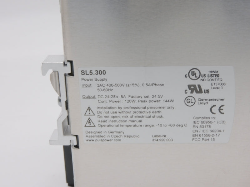 PULS SL5.300 400-500V 5A NSMP