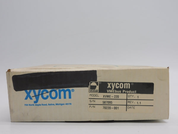 XYCOM 70220-001 XVME-220 REV. 1.1 NSMP