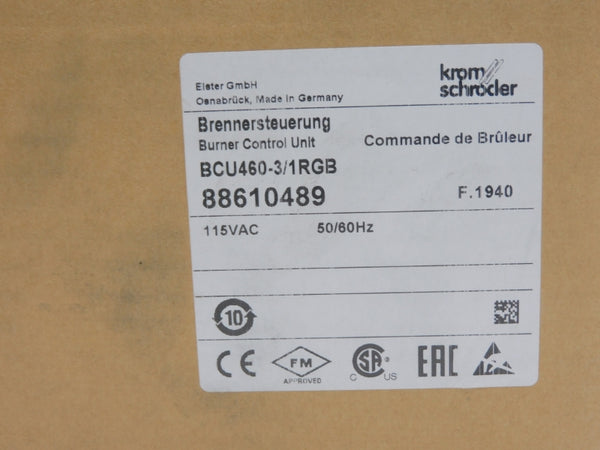 KROM SCHRODER BCU460-3/1RGB 88610489 115VAC NSMP