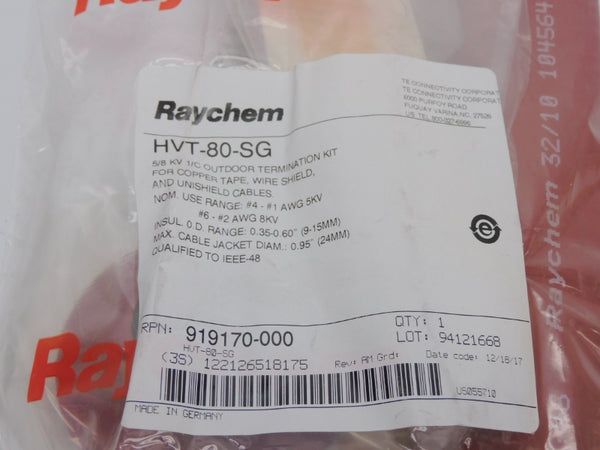 RAYCHEM HVT-80-SG 919170-000 NSMP