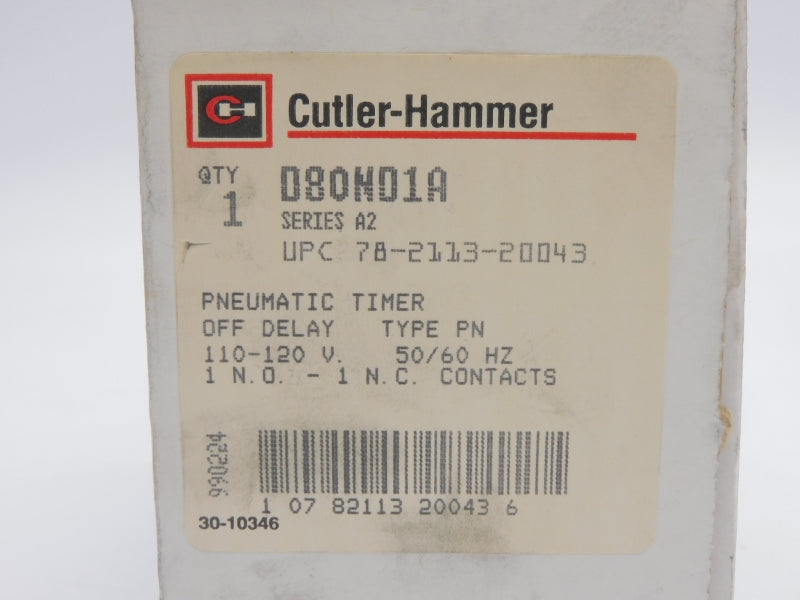 CUTLER HAMMER D80ND1A SER. A2 110/120V NSMP