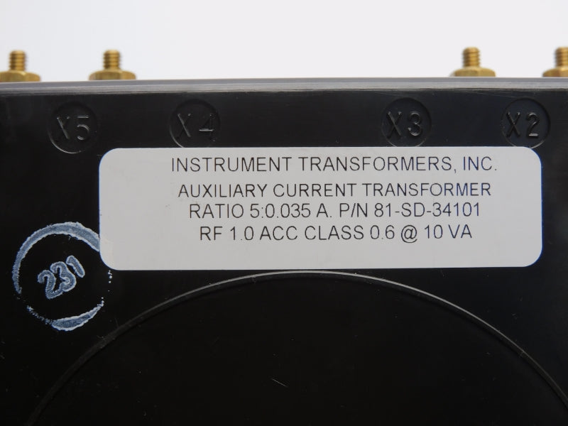 INSTRUMENT TRANSFORMERS 81-SD-34101 NSNP