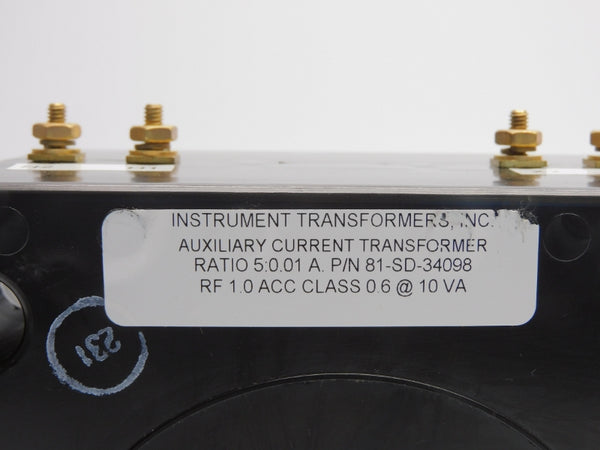 INSTRUMENT TRANSFORMERS 81-SD-34098 NSNP