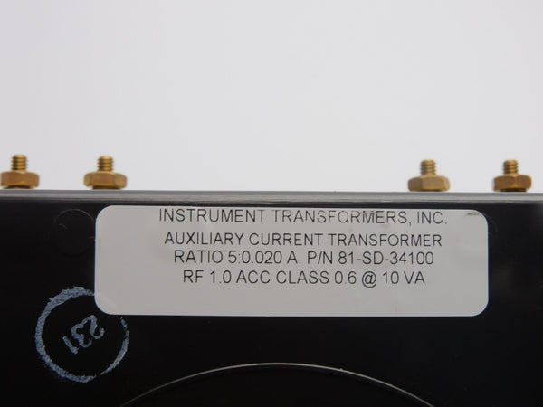 INSTRUMENT TRANSFORMERS 81-SD-34100 NSNP