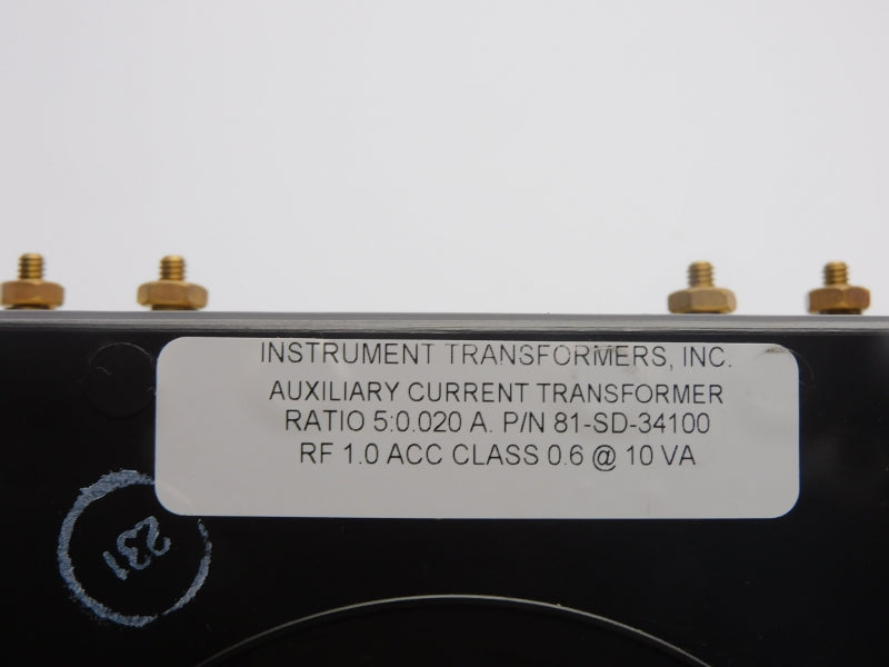 INSTRUMENT TRANSFORMERS 81-SD-34100 NSNP