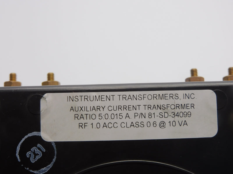 INSTRUMENT TRANSFORMERS 81-SD-34099 NSNP