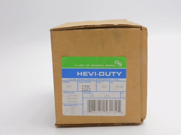 HEVI-DUTY E225 240/480V NSMP