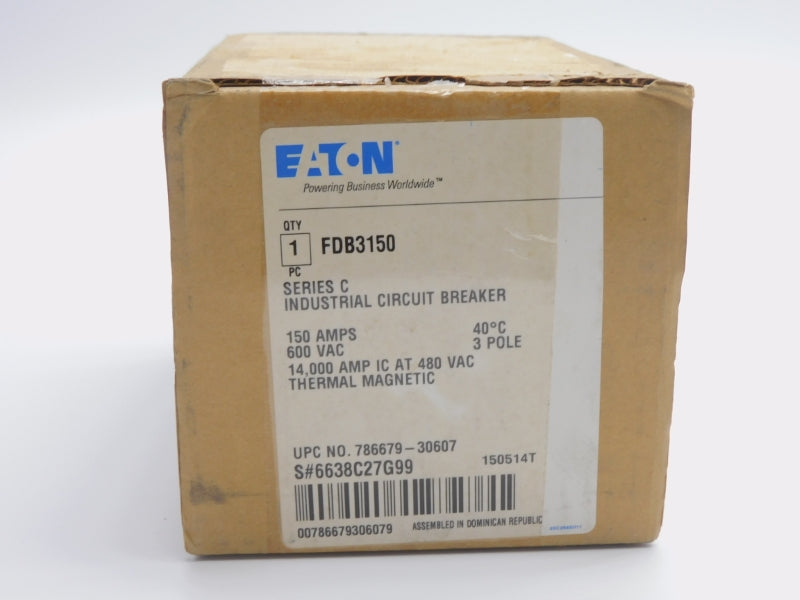 EATON FDB3150 SER. C 600VAC 150A NSMP
