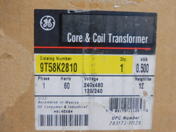 GENERAL ELECTRIC 9T58K2810 240/480V NSMP
