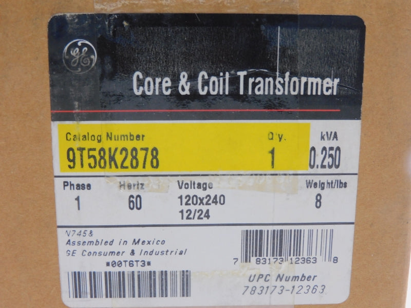 GENERAL ELECTRIC 9T58K2878 120/240V NSMP