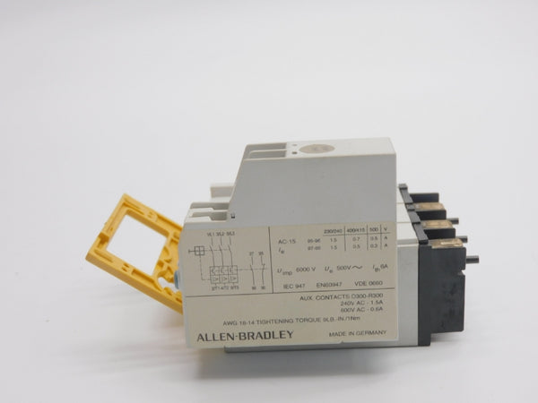 ALLEN BRADLEY 190-P100R SER. A 600VAC 6-10/80-140A (WH/YL) NSMP