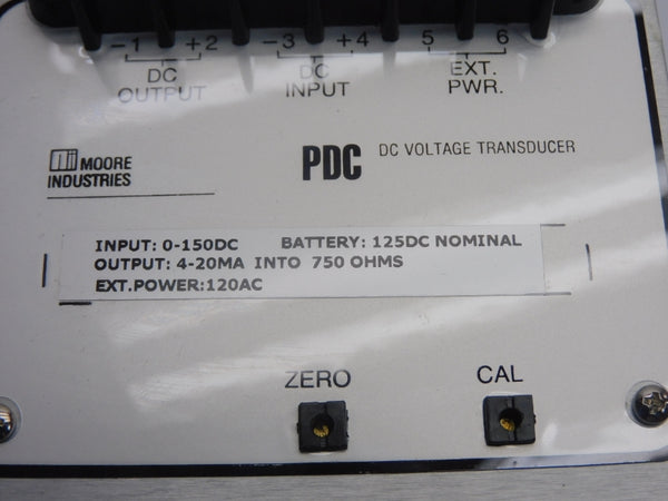 MOORE INDUSTRIES PDC/125DC/4-20MA/PD-120AC[SM] 0-150VDC NSNP