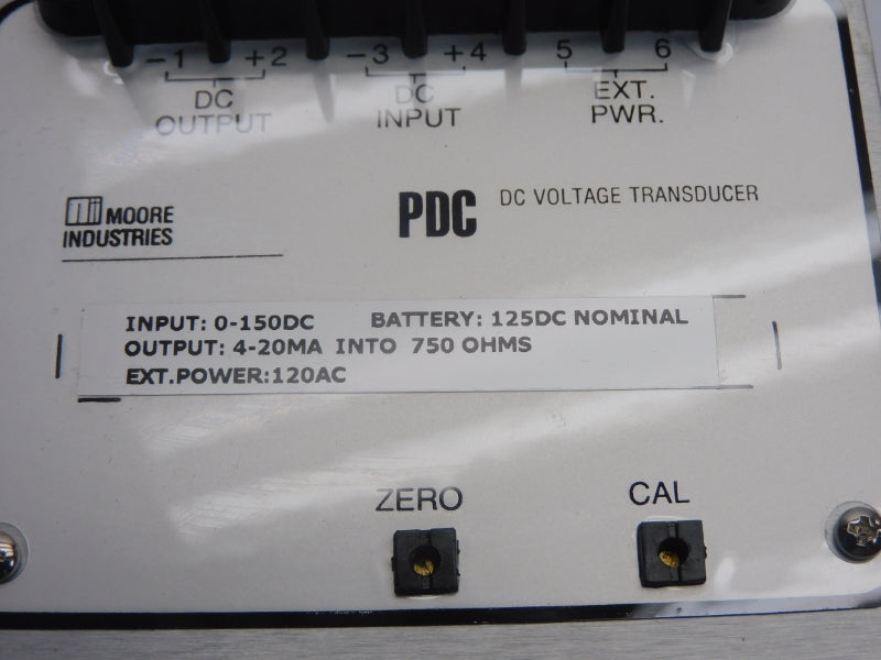 MOORE INDUSTRIES PDC/125DC/4-20MA/PD-120AC[SM] 0-150VDC NSNP