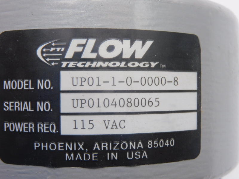 FLOW TECHNOLOGY UP01-1-0-0000-8 115VAC NSNP