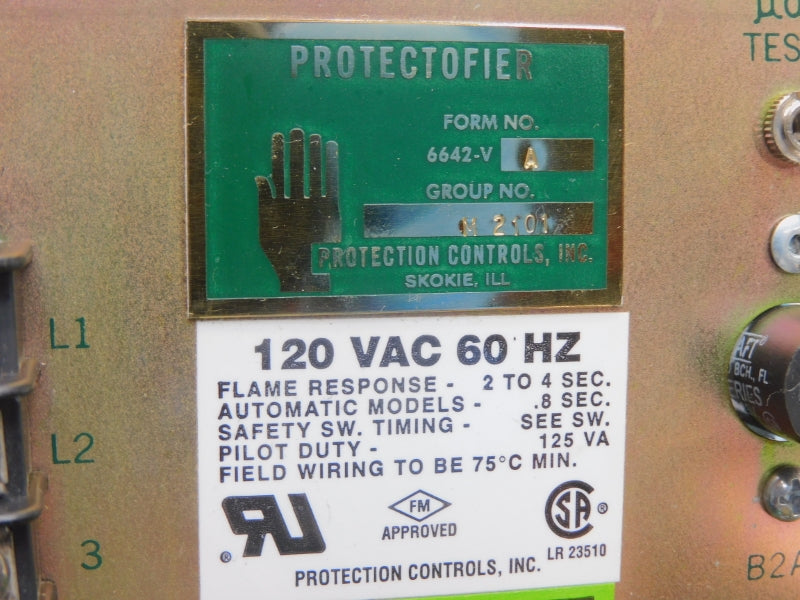 PROTECTION CONTROLS 6642-VA 120VAC 2-4S NSNP