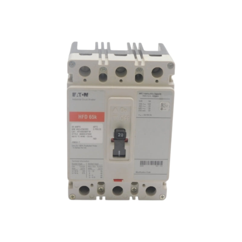 EATON HFD3020BP10 600VAC 20A NSNP
