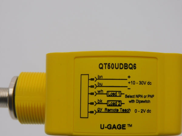 BANNER ENGINEERING QT50UDBQ6 02724 10-30VDC NSMP