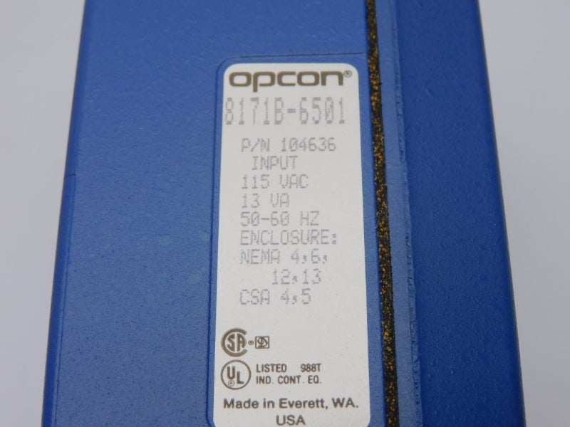 OPCON 8171B-6501 104636 115VAC NSMP