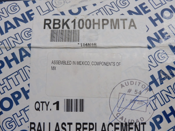 HOLOPHANE RBK100HPMTA 120/277V 50A NSMP