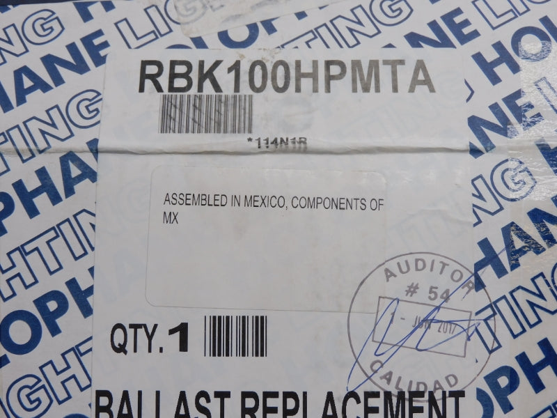 HOLOPHANE RBK100HPMTA 120/277V 50A NSMP