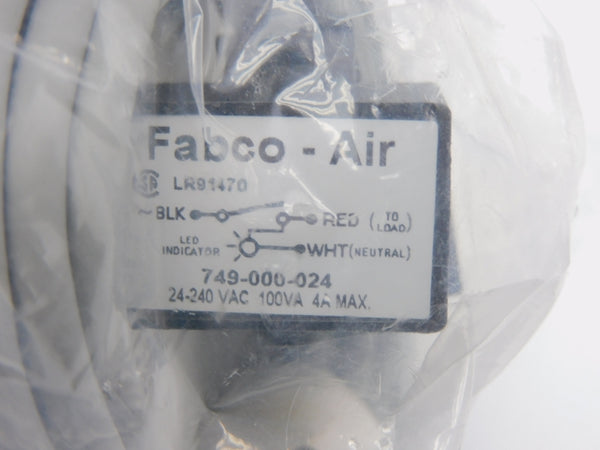 FABCO-AIR 749-000-024 24-240VAC 4A NSNP
