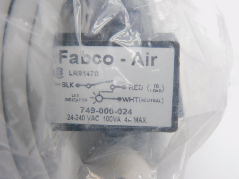 FABCO-AIR 749-000-024 24-240VAC 4A NSNP