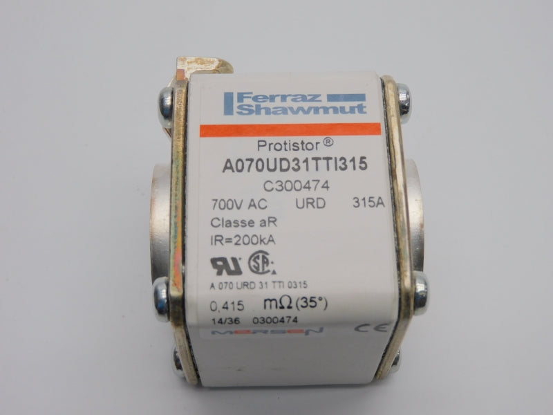 FERRAZ SHAWMUT A070UD31TTI315 C300474 700VAC 315A NSNP