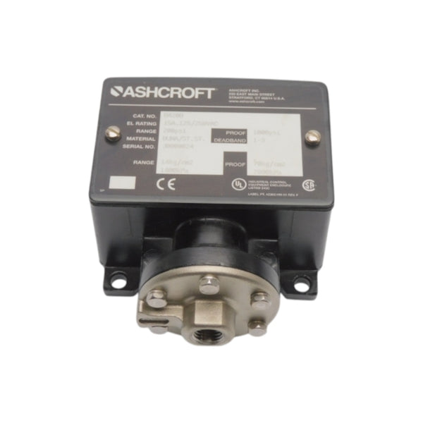 ASHCROFT B420B 125/250VAC 15A 200PSI NSNP