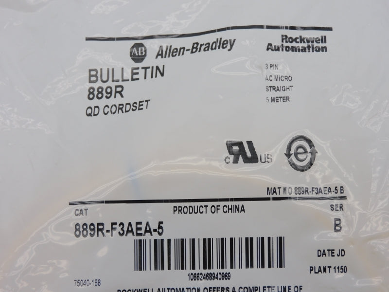 ALLEN BRADLEY 889R-F3AEA-5 SER. B NSMP